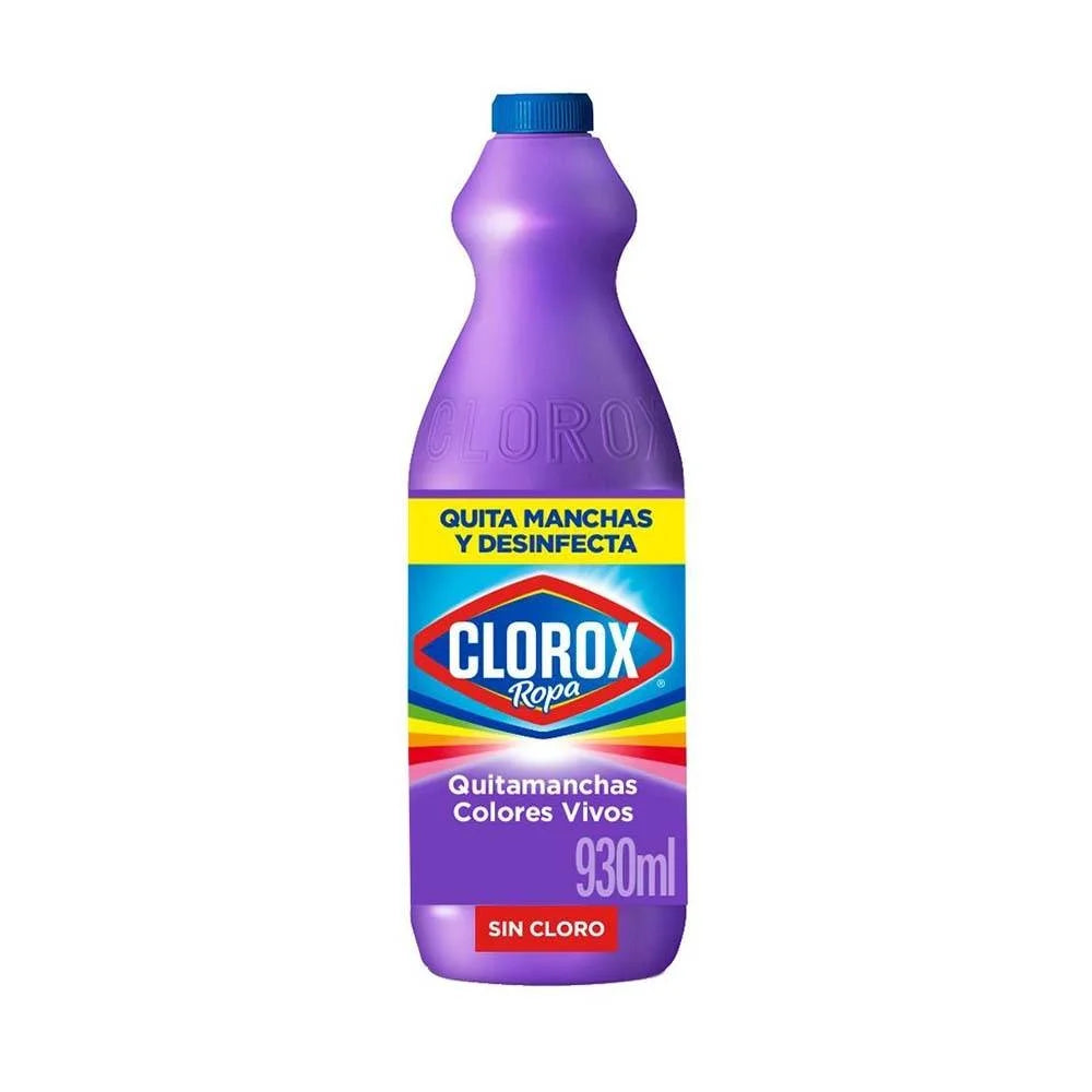 Blanqueador Clorox colores vivos 930 ml